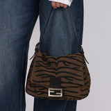 Fendi Tiger Print Mama Baguette Bag