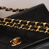 Chanel 1989 Lambskin Full Flap Bag 24K GP
