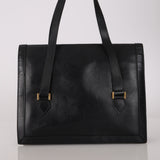 Chanel 1990s Boxcalf CC Embossed Small Tote 24K GP