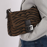 Fendi Tiger Print Mama Baguette Bag
