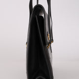 Chanel 1990s Boxcalf CC Embossed Small Tote 24K GP