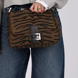 Fendi Tiger Print Mama Baguette Bag