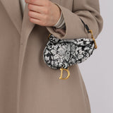Ultra-Rare Dior 2022 Beaded Micro Saddle with Strap