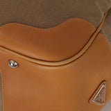 Prada Corda Logo Jacquard Large Frame Tote