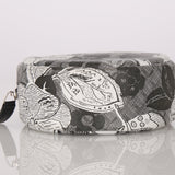 Chanel 2018 Silk Screen Camellia Lambskin Round Clutch on Chain