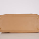 Chanel 2005 Beige Executive Cerf Medium Tote 24K GP