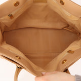 Chanel 2005 Beige Executive Cerf Medium Tote 24K GP