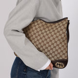 Gucci GG Canvas New Britt Hobo