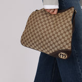 Gucci GG Canvas New Britt Hobo