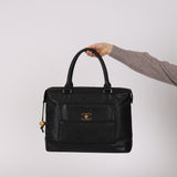 Chanel 1995 Caviar Double-Sided Pocket Tote Bag 24K GP