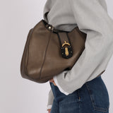 Loewe Leather Carrie Padlock Hobo