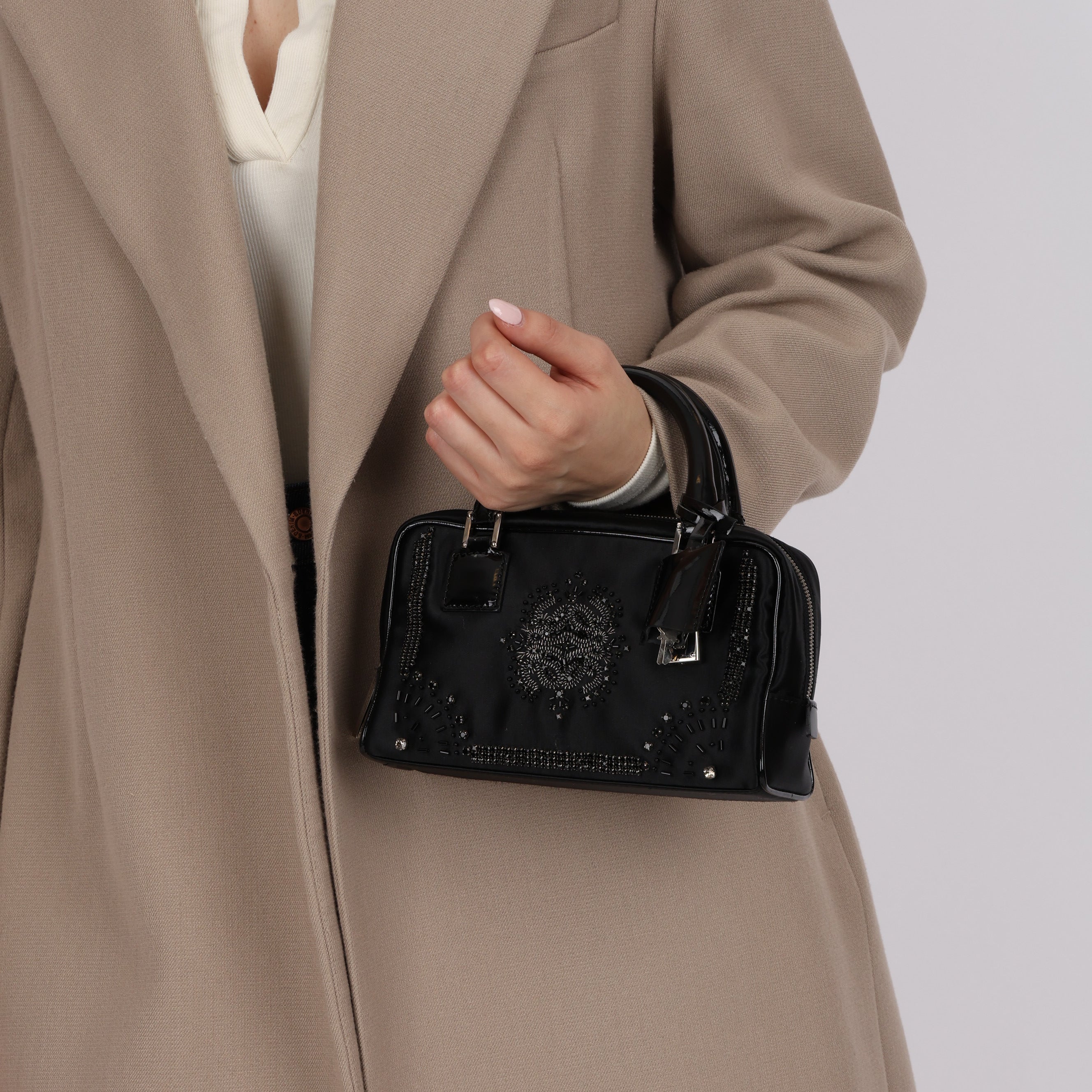 Rare Loewe Satin and Crystal Amazona 19