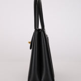 Rare Chanel 1998 Caviar Small Shopper Kelly 24K GP