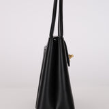 Rare Chanel 1998 Caviar Small Shopper Kelly 24K GP