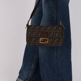 Ultra-Rare Fendi Zucca Baguette Bag GHW