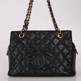 Chanel 2004 Caviar Petite Timeless Tote 24K GP