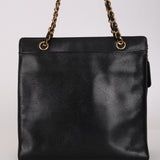 Chanel 1998 Caviar Turnlock Tote 24K GP