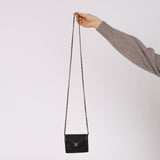 Chanel 2018 Chevron Lambskin Cardholder on Chain