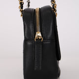 Chanel 2019 Calfskin Interlocking CC Small Camera Bag