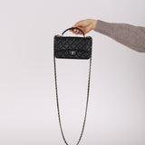 Chanel 2023 Lambskin Classic Top Handle