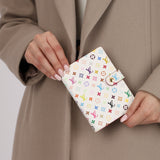 Limited Edition Louis Vuitton x Takashi Murakami Multicolor Monogram Blanc Agenda Cover PM