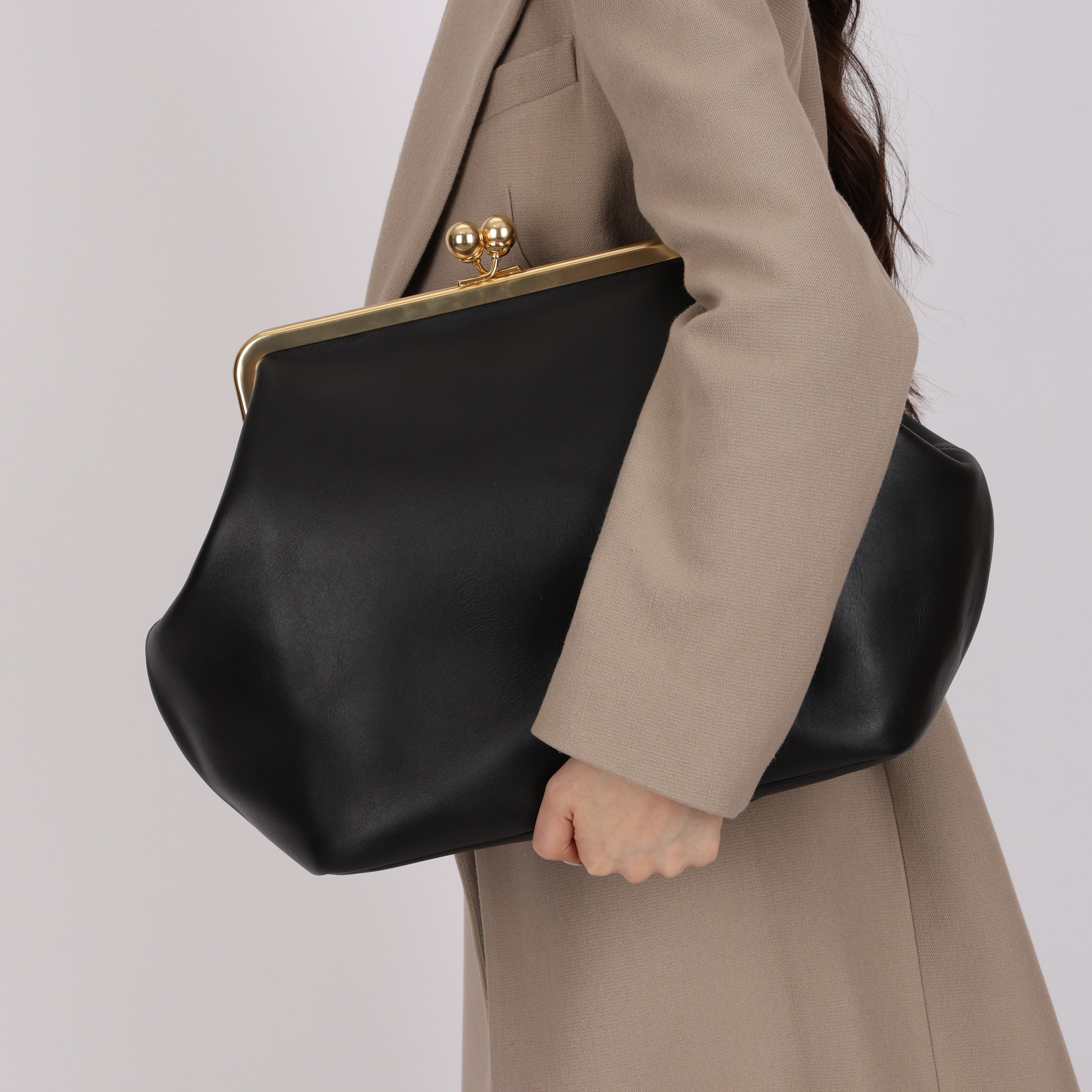 Coach Large Kisslock Frame Bag