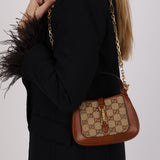 Gucci Charisma Calfskin Crystal GG Mini Jackie 1961