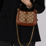 Gucci Charisma Calfskin Crystal GG Mini Jackie 1961