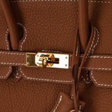 Hermès 2023 Gold Togo Birkin 25 Retourne GHW