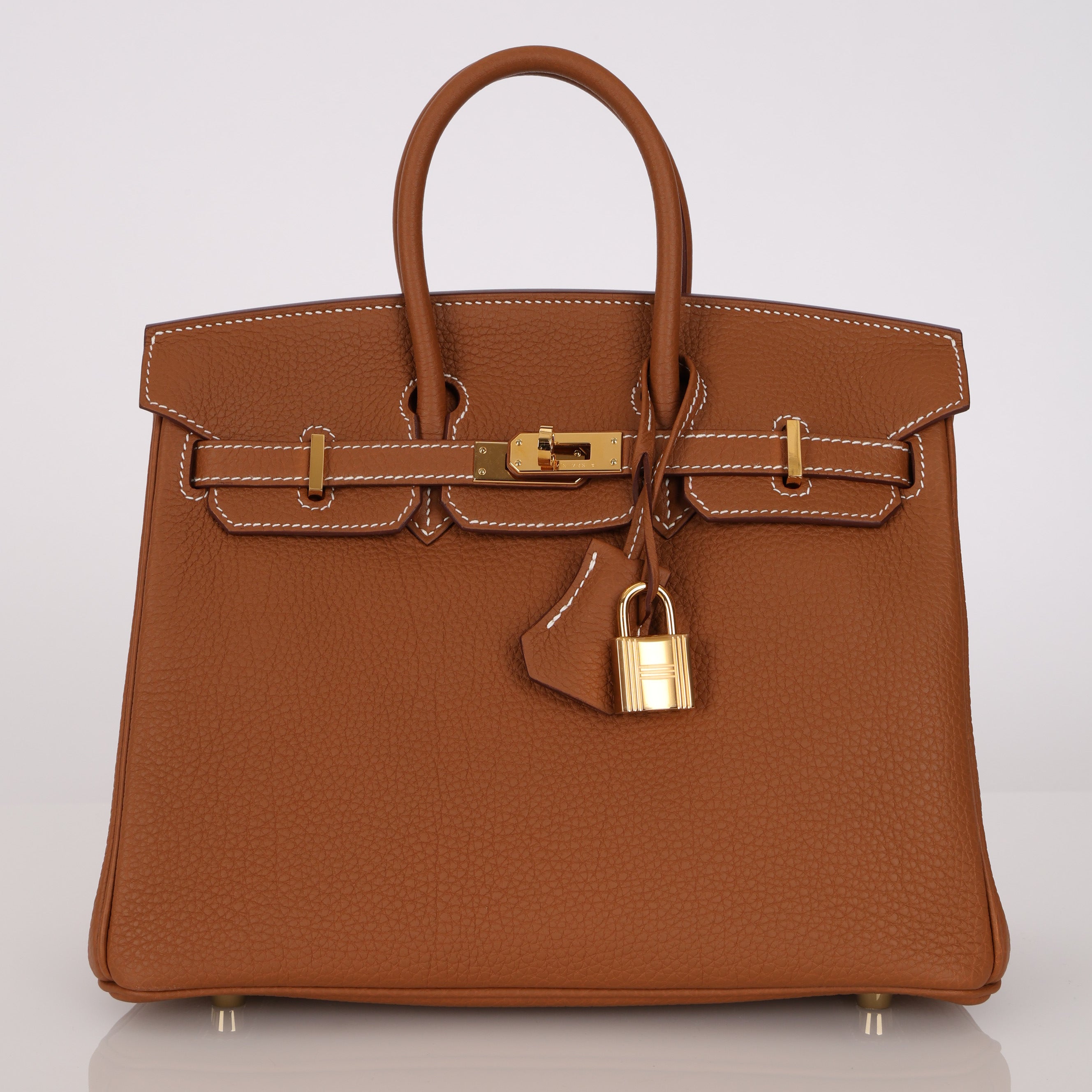 Hermès 2023 Gold Togo Birkin 25 Retourne GHW