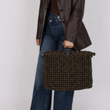 Fendi Woven Leather Peekaboo Bag
