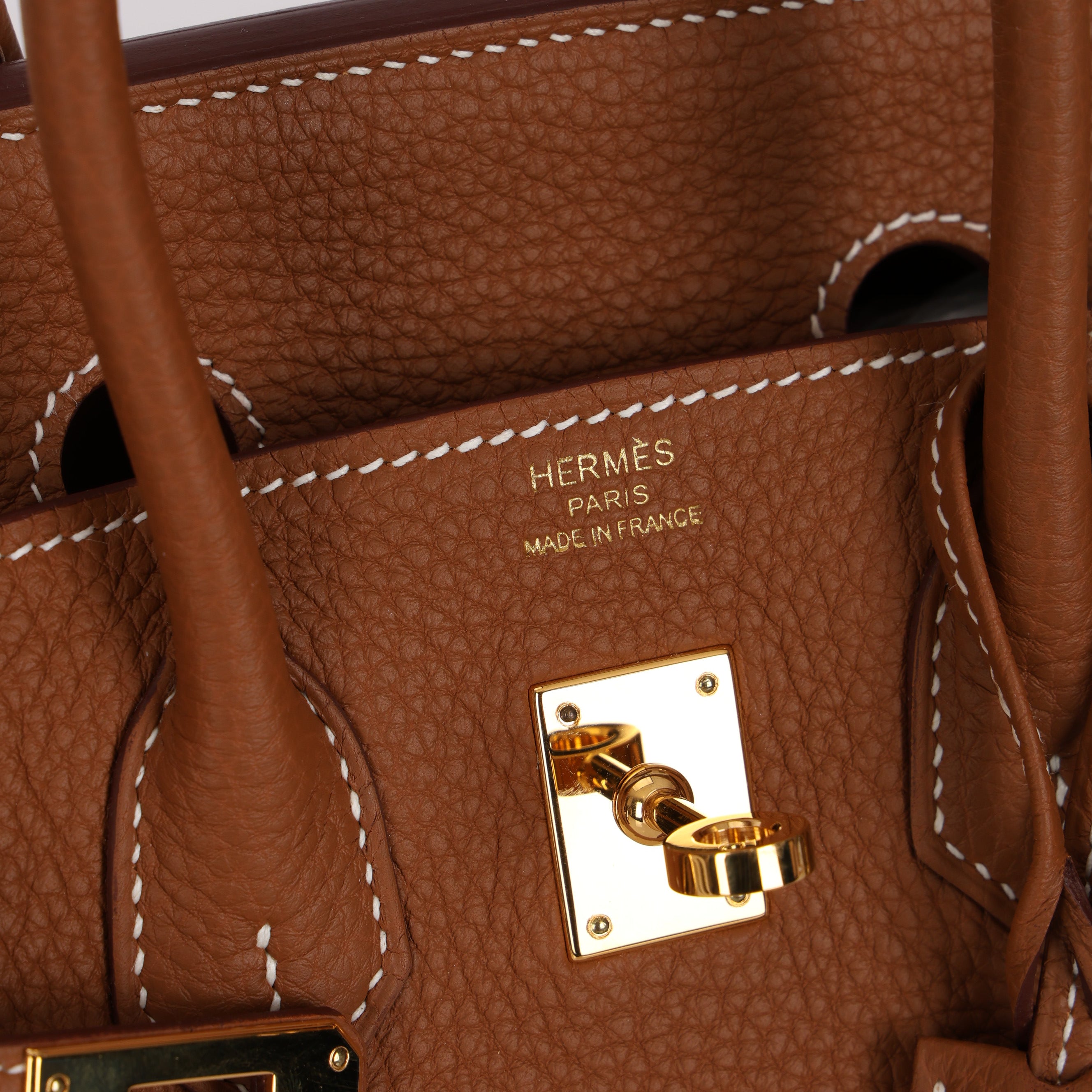 Hermès 2023 Gold Togo Birkin 25 Retourne GHW