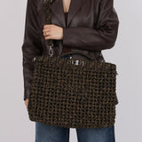 Fendi Woven Leather Peekaboo Bag