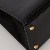 Hermès 1978 Noir Box Kelly 32 Sellier GHW
