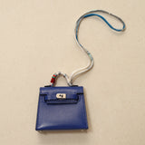 Hermès 2020 Bleu Electrique Tadelakt Micro Kelly Twilly