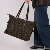 Fendi Zucca XL Twin Tote