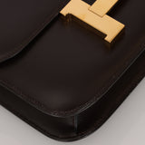 Hermès 1993 Cacao Box Constance 23 GHW