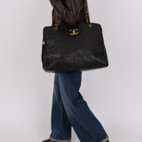 Rare Chanel 1996 Lambskin Supermodel Tote 24K GP