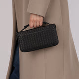 Bottega Veneta Intrecciato Long Wallet with Strap