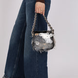 Prada Nappa Paillettes Chain Handle Bag