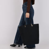 Gucci GG Canvas Leather Shopping Tote