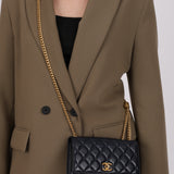 Chanel 2022 Lambskin Pillow Pearl Crush Wallet on Chain