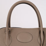 Hermès 2016 Gris Tourterelle Taurillon Clémence Bolide 31 PHW