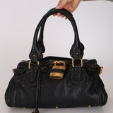 Chloe Black Medium Paddington Bag