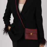 Hermès 2021 Rouge H Chevre Mysore Clic 16 GHW