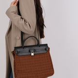 Hermès 2000 Vache Hunter and Toile Herbag 31