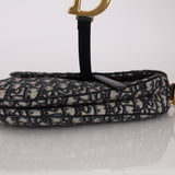 Dior 2018 Oblique Medium Saddle Bag with Dior Strap