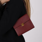 Hermès 2021 Rouge H Chevre Mysore Clic 16 GHW