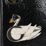 Limited Edition Dior 2016 Ceramic Deerskin Swan Mini Lady Dior