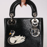 Limited Edition Dior 2016 Ceramic Deerskin Swan Mini Lady Dior